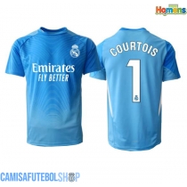 Camisa de time de futebol Real Madrid Thibaut Courtois #1 Goleiro Replicas 1º Equipamento 2025-26 Manga Curta